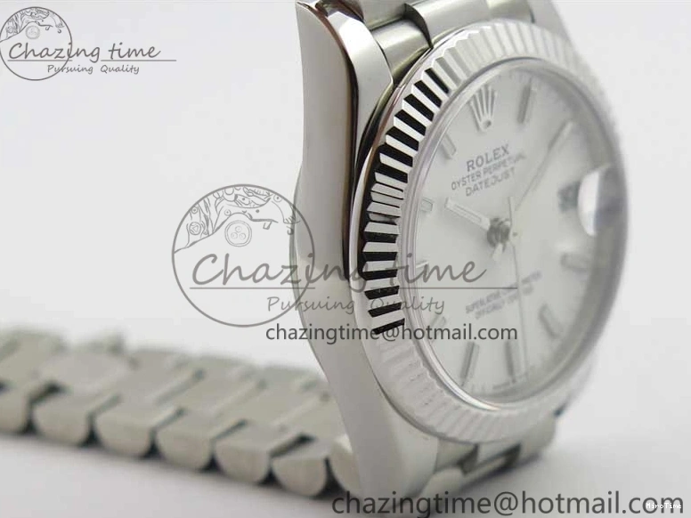 MiroTime 0322 Lightweight Datejust 31mm 278275 SS BP Maker Best Edition White Stick Markers Dial on SS President Bracelet 3100